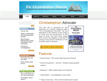 Tablet Screenshot of christadelphian-advocate.org